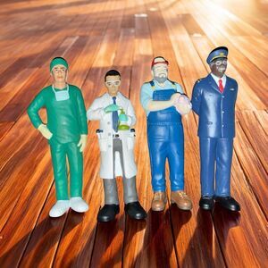 Lakeshore Learning Center Community Block People Farmer Surgeon Chemist Pilot